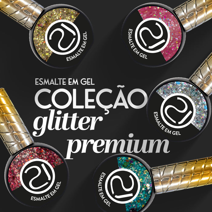 Esmalte em Gel - Coleção Glitter Premium