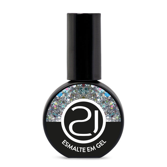 Esmalte em Gel Glitter - Brilho mesmo