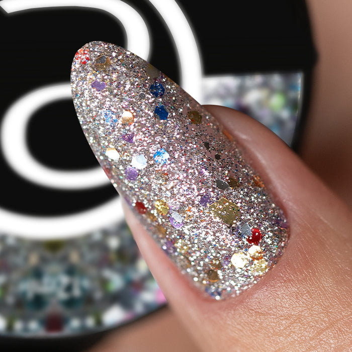 Esmalte em Gel Glitter - Brilho mesmo