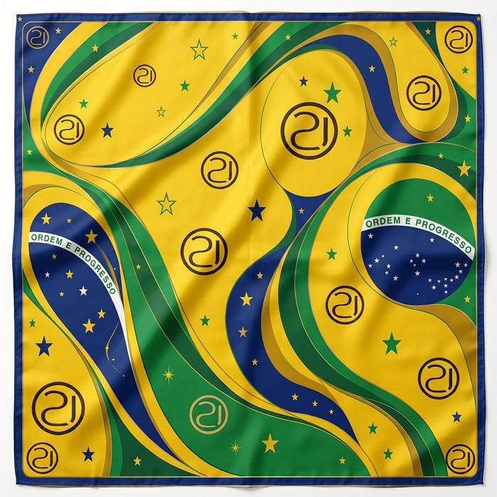 Lenço Copa Brasil Amarelo - Nails 21